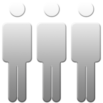 illustration of 3 people