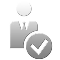 illustration of a person with a checkmark
