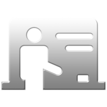 illustration of a person in front of a whiteboard